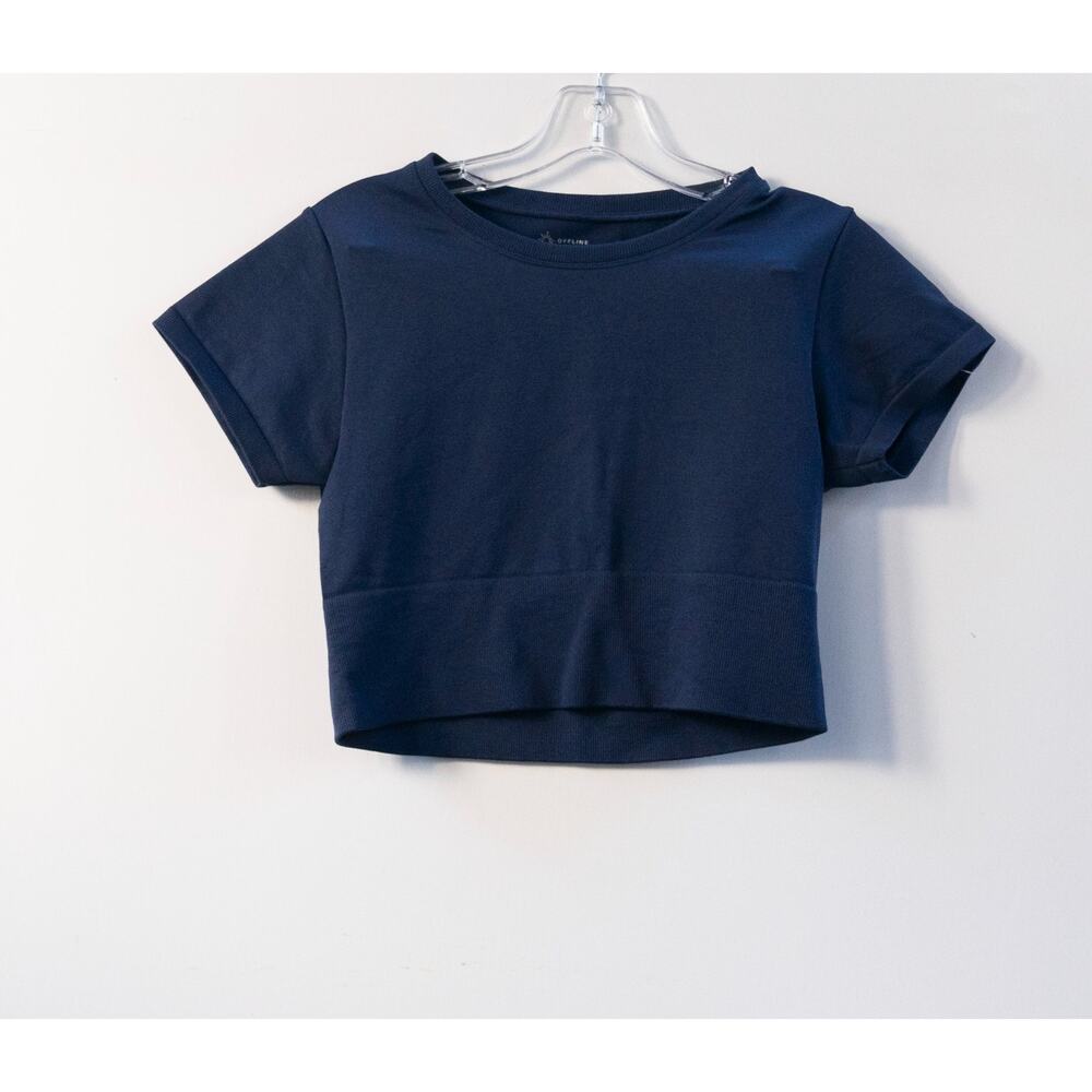NWOT Offline by Aerie Sidewalk Seamless Cropped T-Shirt‎ Size Medium